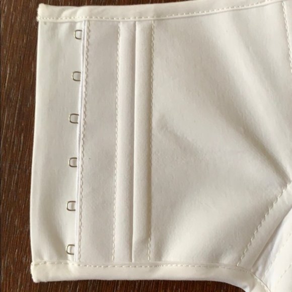 Acler Talbot White Lace Up Corset Belt NWT main image 4